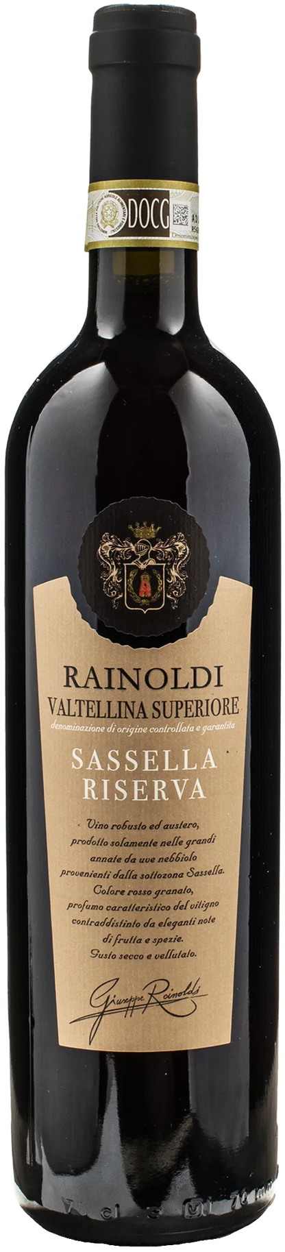 Rainoldi Valtellina Superiore Sassella Riserva 2021