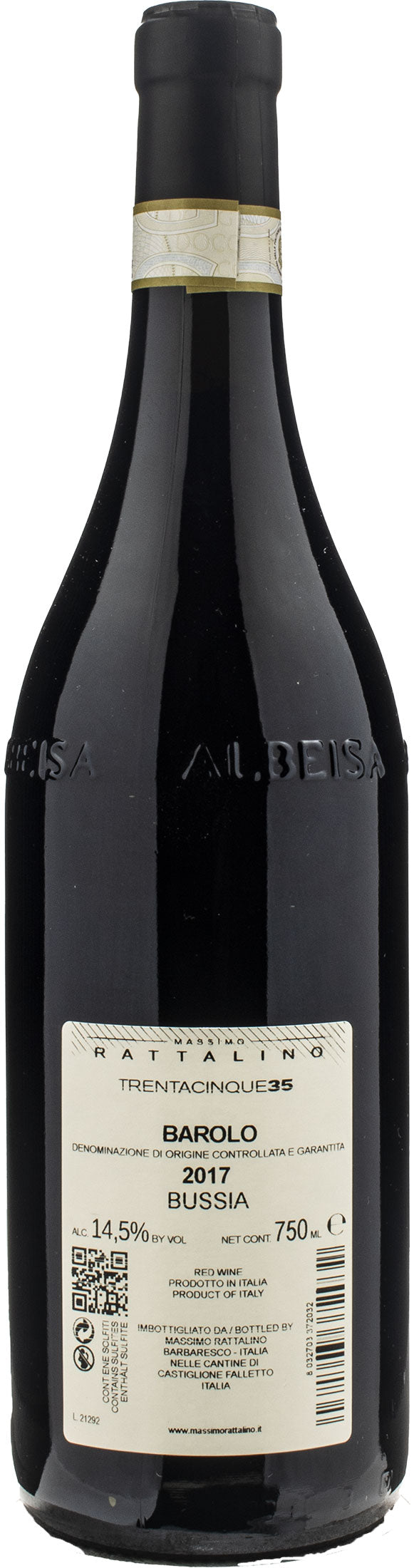 Rattalino Barolo Bussia Selezione 35 2017