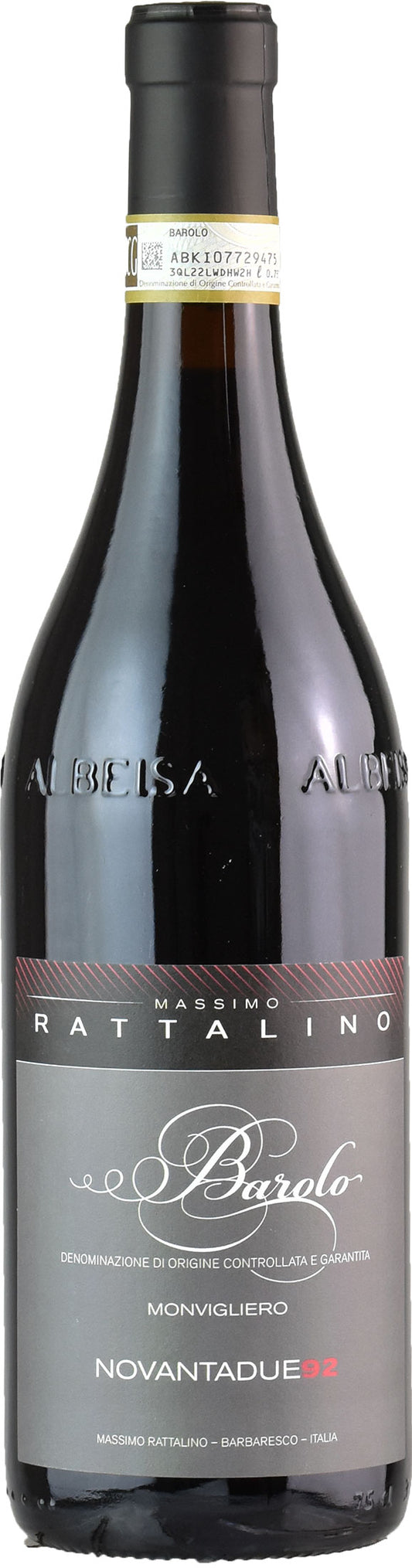 Rattalino Barolo Monvigliero Selezione 92 2015