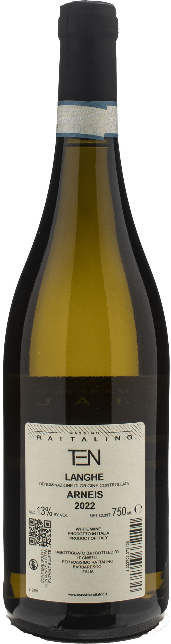 Rattalino Langhe Arneis Ten 2022