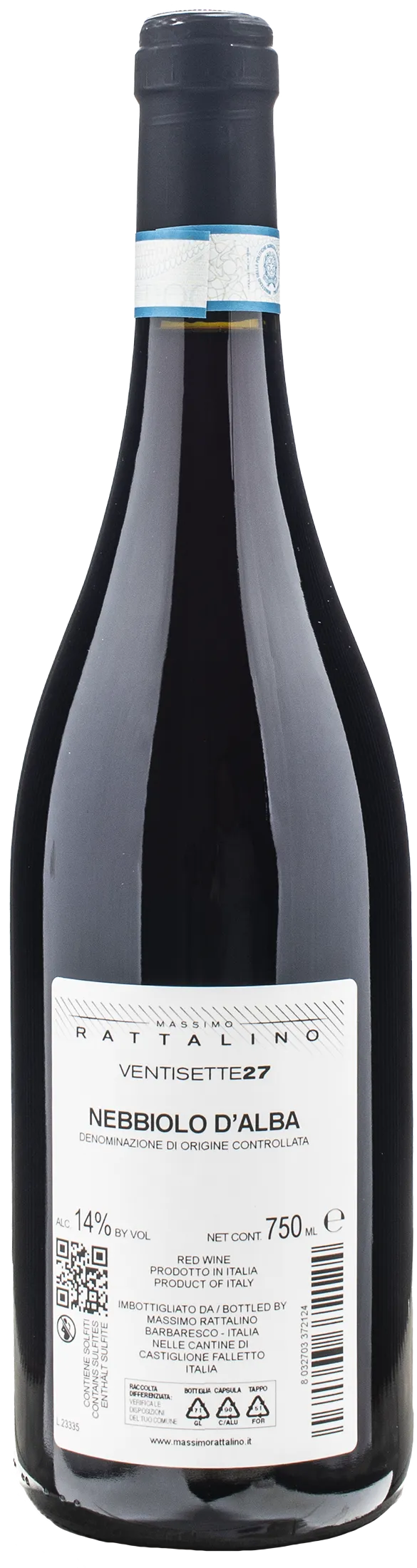 Rattalino Nebbiolo Alba Selezione 27 2021