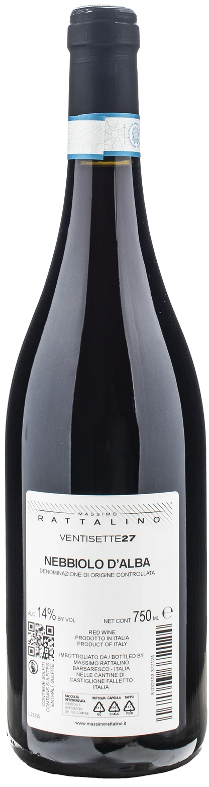 Rattalino Nebbiolo Alba Selezione 27 2021