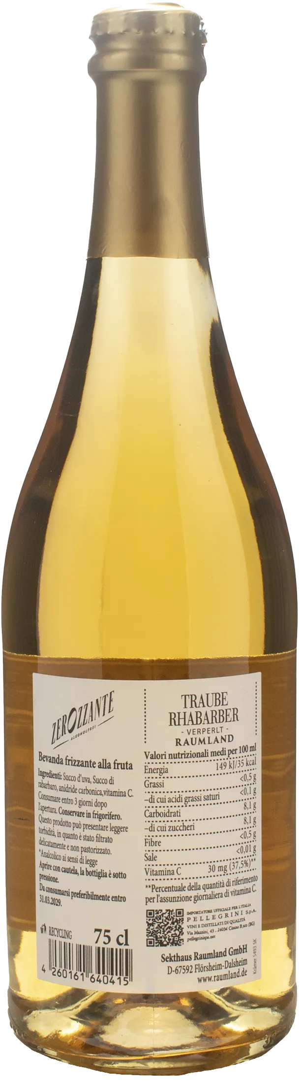 Raumland Zeroazzante Cuvee N4 Zero Alcol