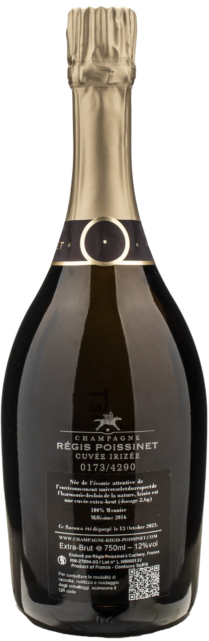 Regis Poissinet Champagne Cuvee Irizee Meunier Extra Brut 2016