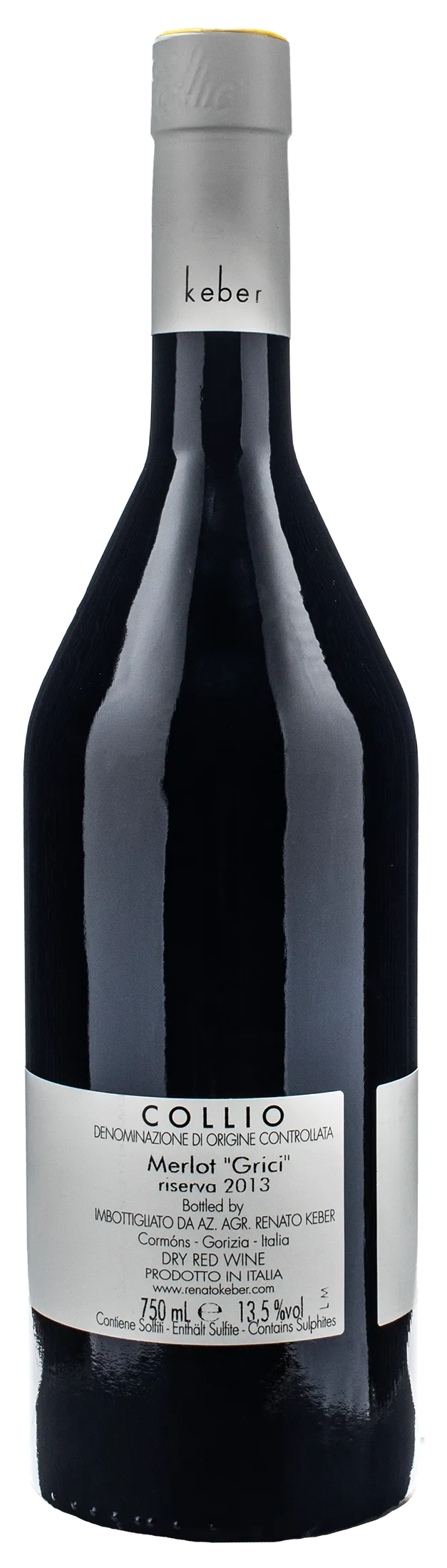 Renato Keber Collio Merlot Grici Riserva 2013