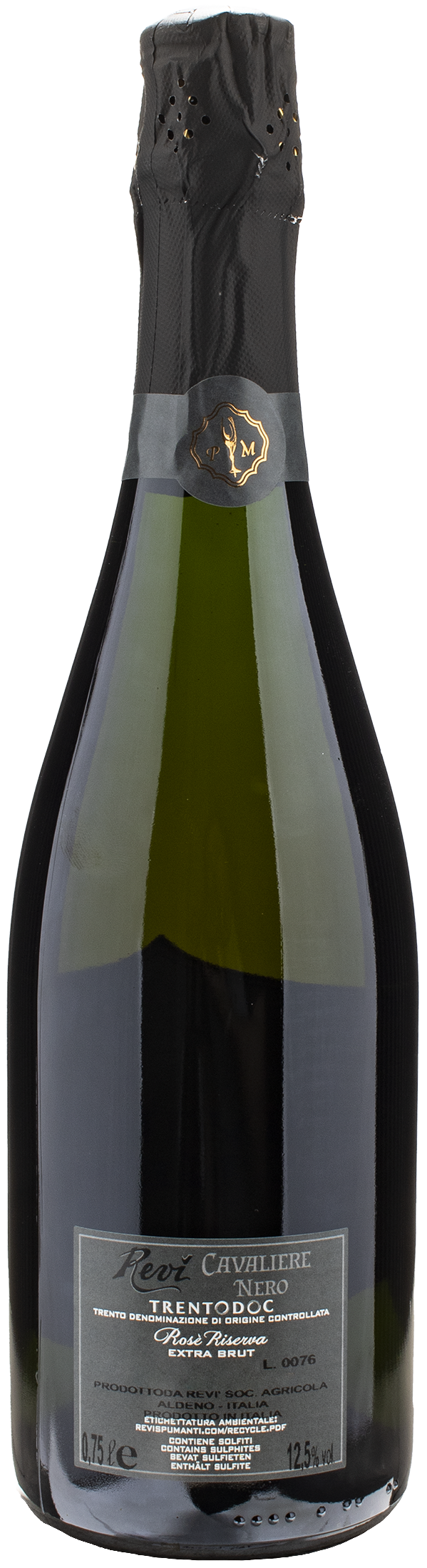Revi' Trentodoc Cavaliere Nero Rosé Extra Brut Riserva 2017