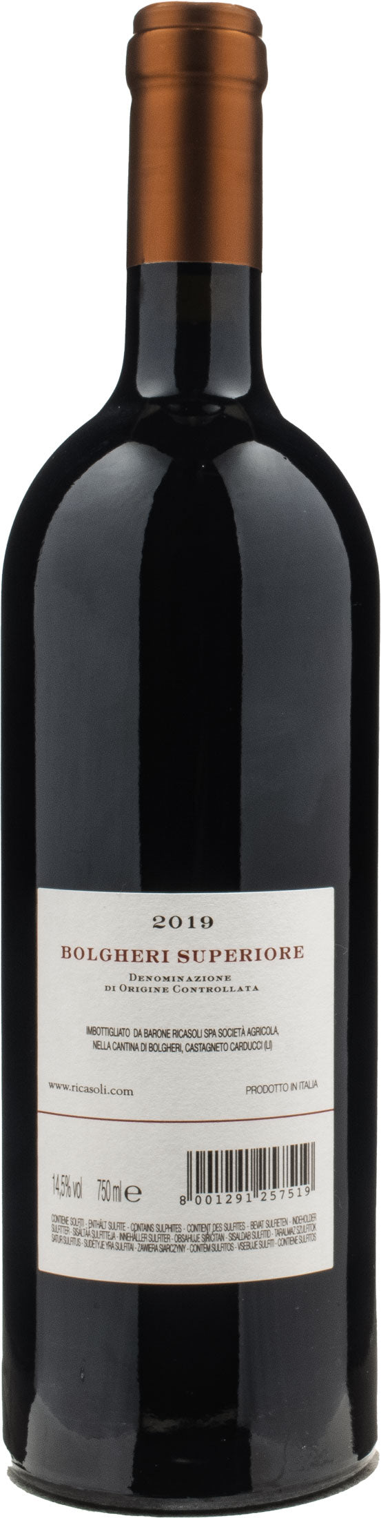 Ricasoli 1141 Bolgheri Superiore Astuto 2019
