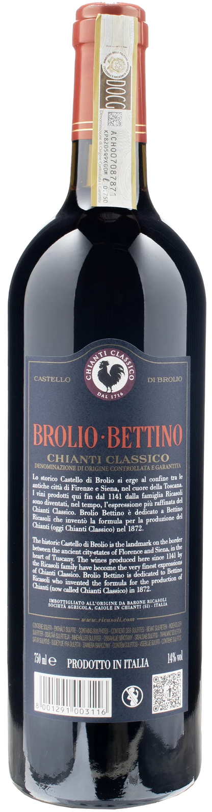 Ricasoli 1141 Castello Di Brolio Chianti Classico Brolio Bettino 2021