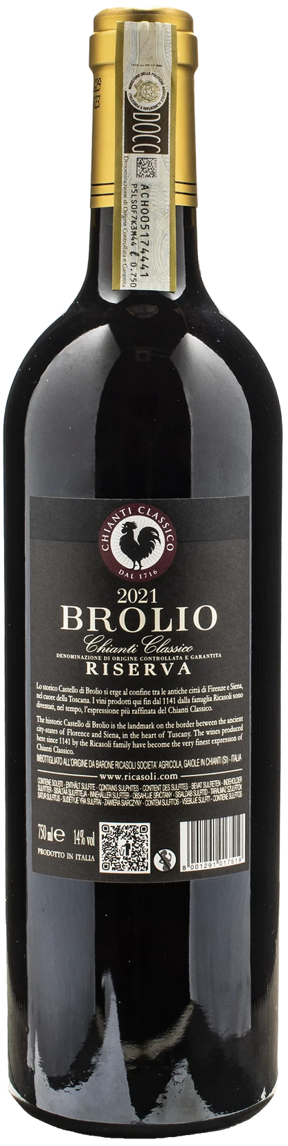 Ricasoli 1141 Chianti Classico Brolio Riserva 2021
