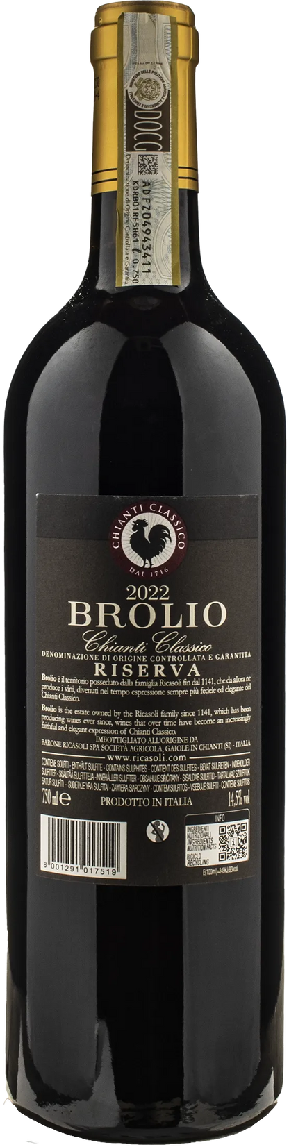 Ricasoli 1141 Chianti Classico Riserva Brolio 2022
