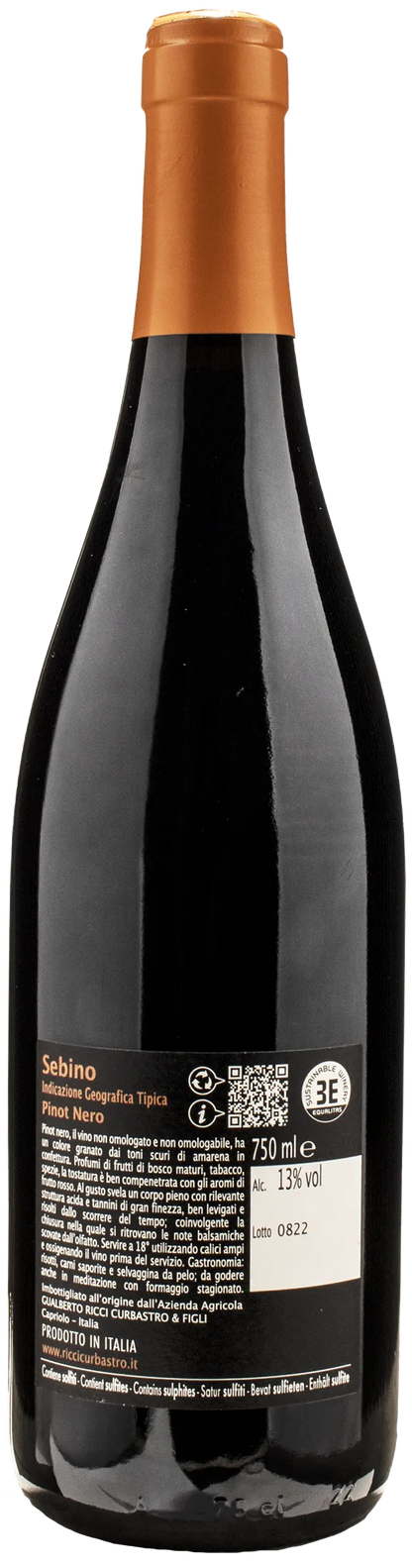 Ricci Curbastro Sebino Pinot Nero 2018