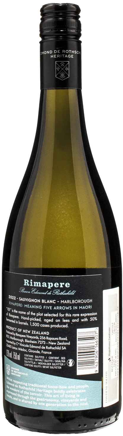 Rimapere Marlborough Sauvignon Blanc Plot 101 2022