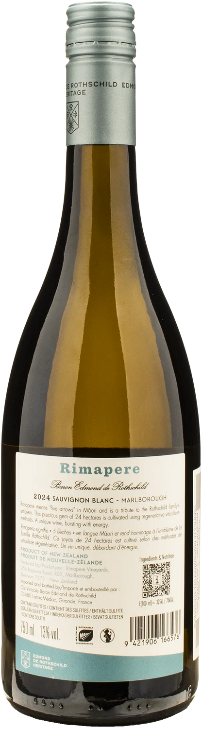 Rimapere Marlborough Sauvignon Blanc Single Vineyard 2024