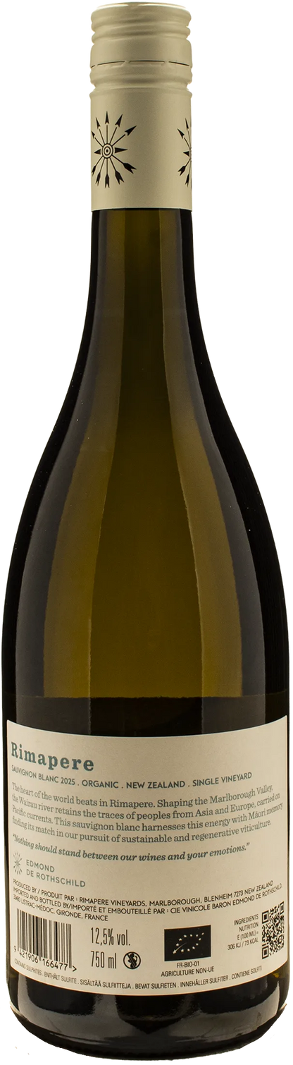 Rimapere Marlborough Sauvignon Blanc Single Vineyard 2025