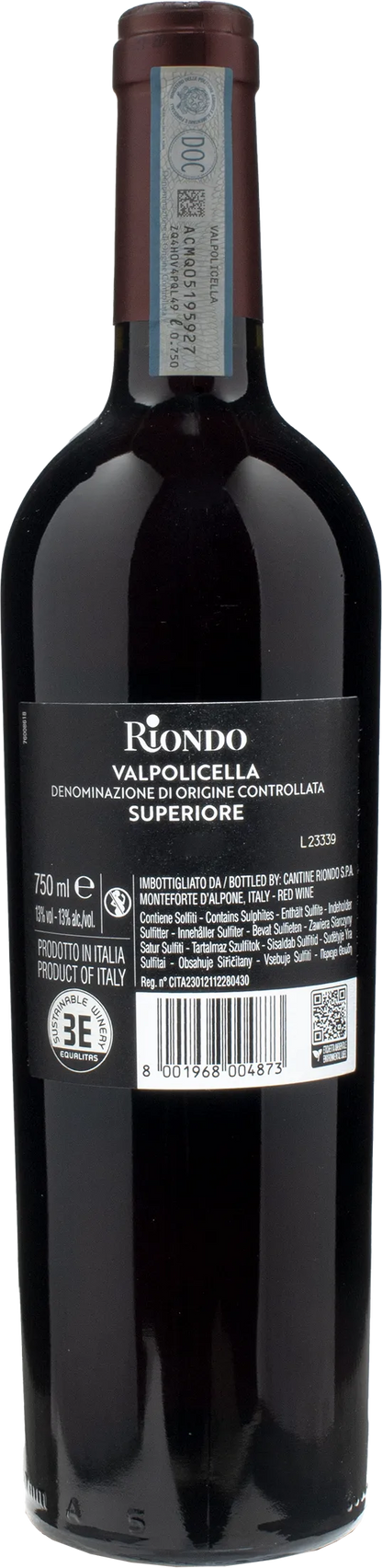 Riondo Valpolicella Superiore 2021