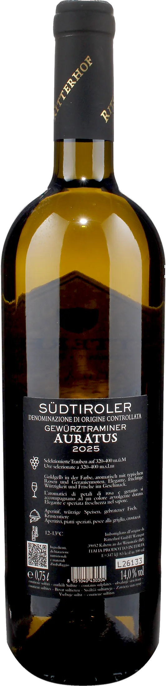Ritterhof Gewurztraminer Auratus 2025