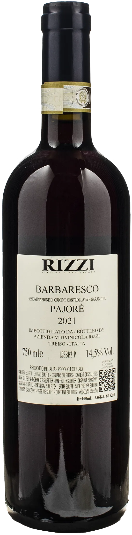 Rizzi Barbaresco Pajoré 2021