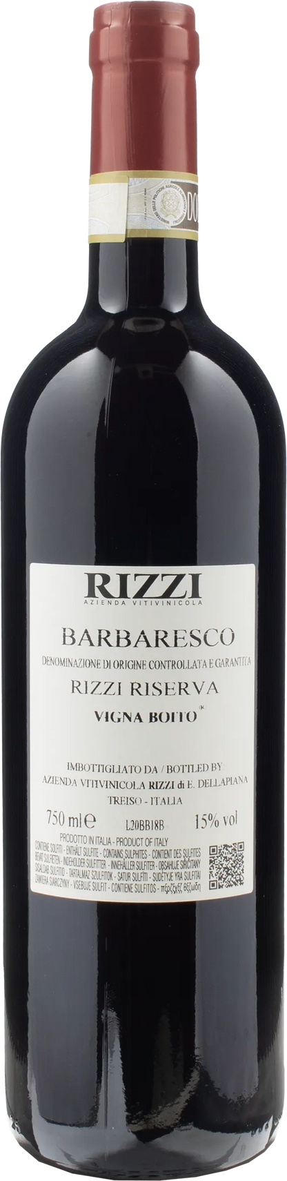 Rizzi Barbaresco Rizzi Vigna Boito Riserva 2018