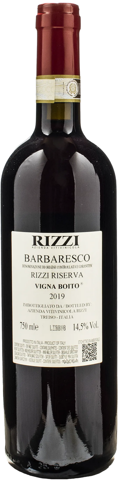 Rizzi Barbaresco Rizzi Vigna Boito Riserva 2019