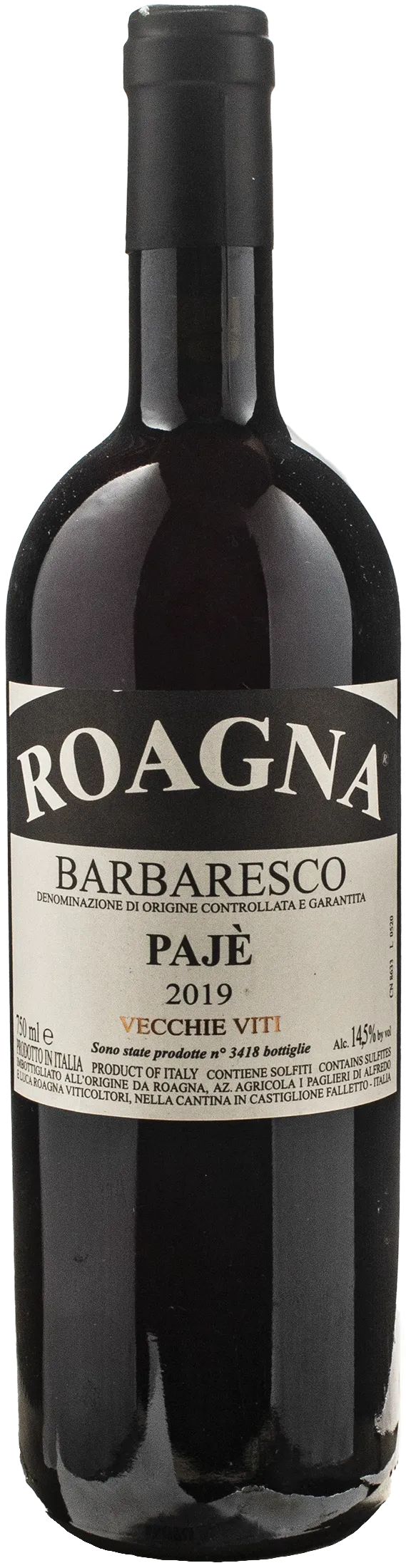 Roagna Barbaresco Paje Vecchie Viti 2019