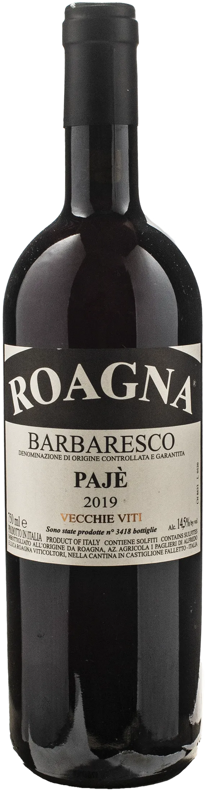 Roagna Barbaresco Paje Vecchie Viti 2019