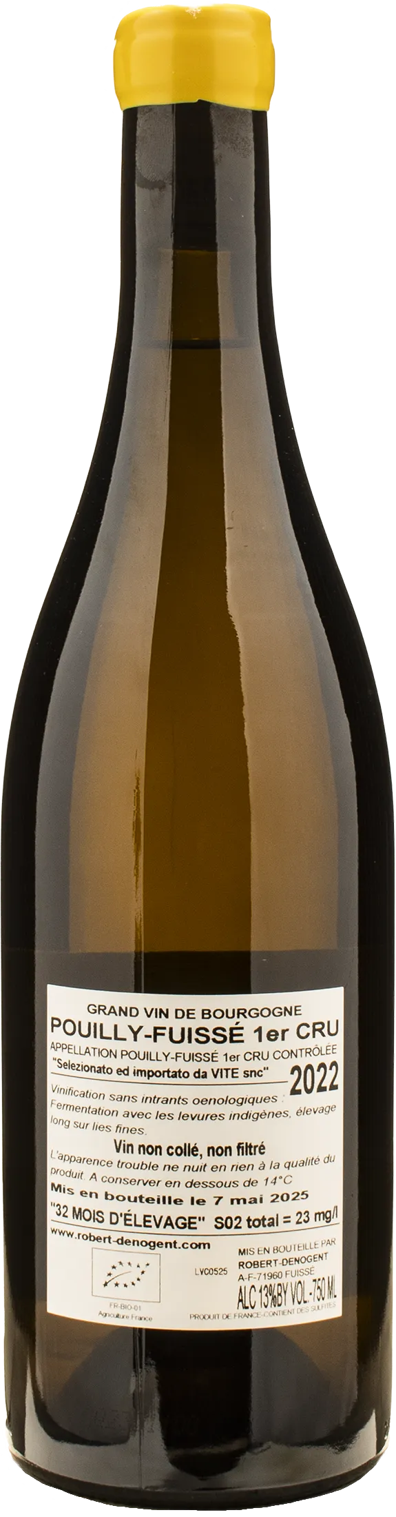 Robert Denogent Pouilly Fuisse 1er Cru Vers Cras 2022