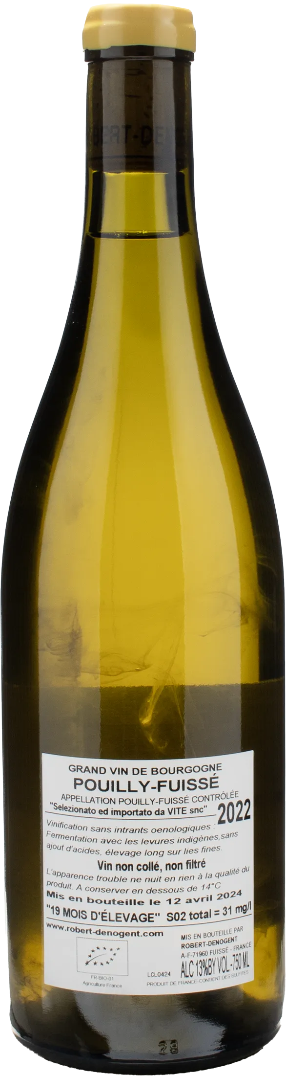 Robert Denogent Pouilly Fuisse La Croix 2022