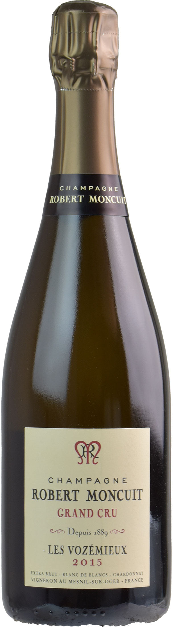 Robert Moncuit Champagne Grand Cru Blanc de Blancs Les Vozémieux Extra Brut 2015