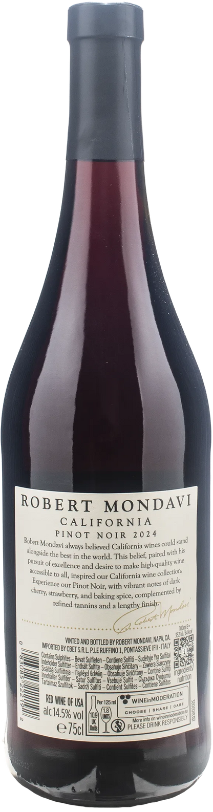 Robert Mondavi California Pinot Noir 2024