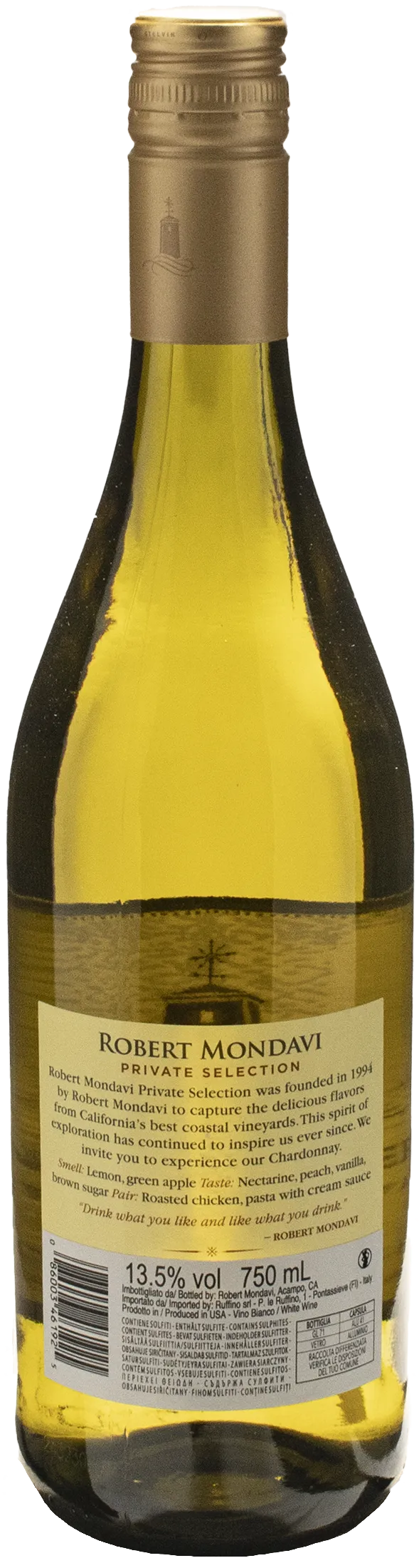 Robert Mondavi Private Selection Chardonnay 2021