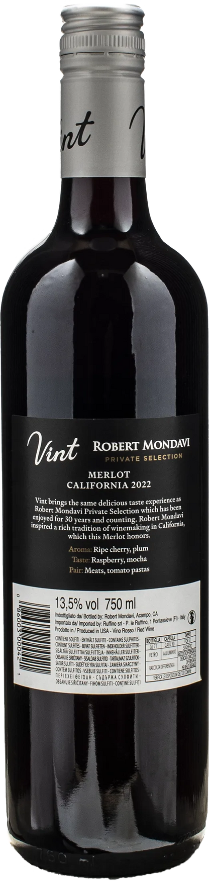 Robert Mondavi Private Selection Merlot Vint 2022