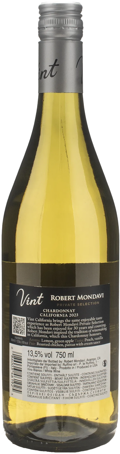 Robert Mondavi Private Selection Vint Chardonnay 2023