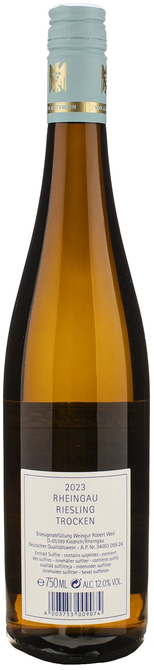 Robert Weil Riesling Trocken Rheingau 2023