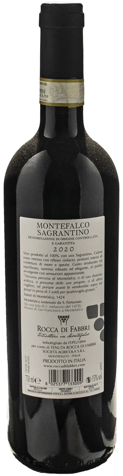 Rocca di Fabbri Sagrantino di Montefalco 2020