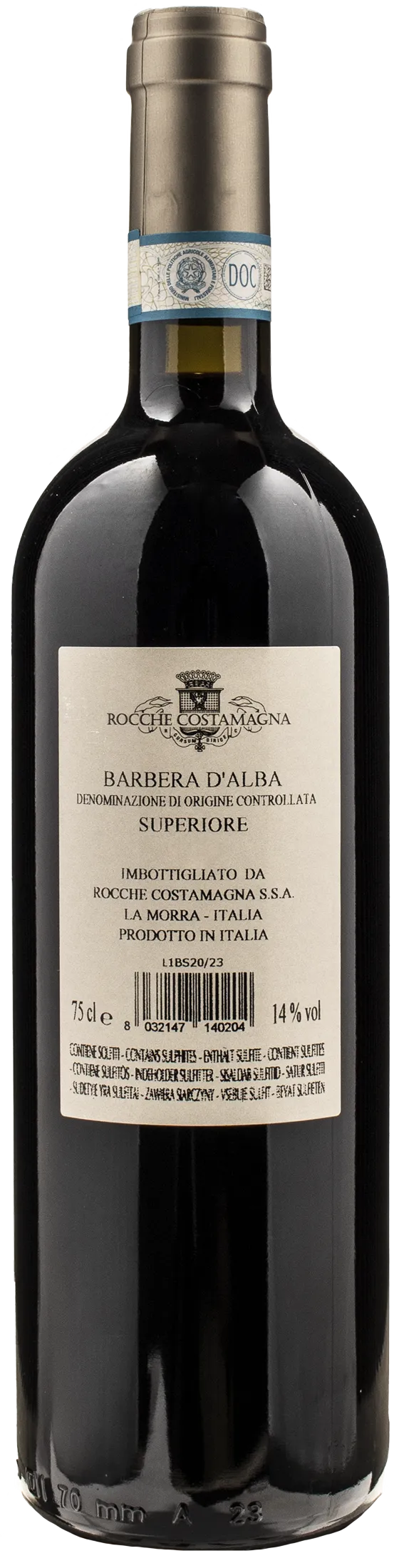 Rocche Costamagna Barbera d'Alba Superiore Rocche delle Rocche 2020