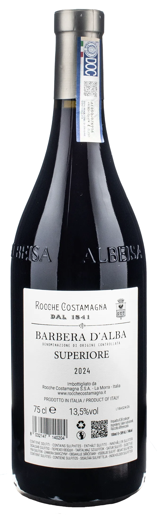 Rocche Costamagna Barbera d'Alba Superiore Rocche delle Rocche 2024