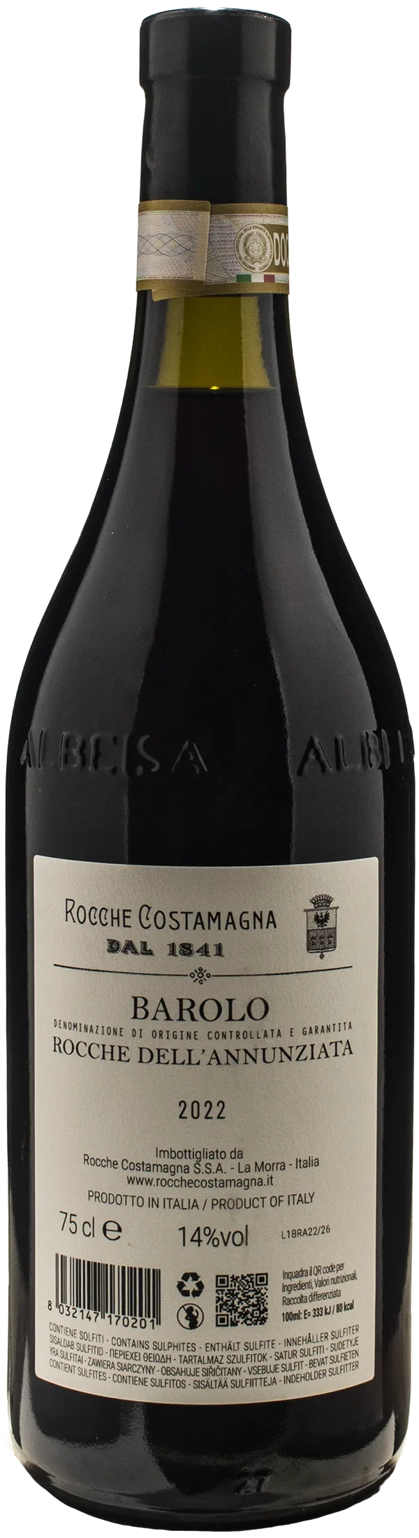 Rocche Costamagna Barolo del Comune di La Morra 2022