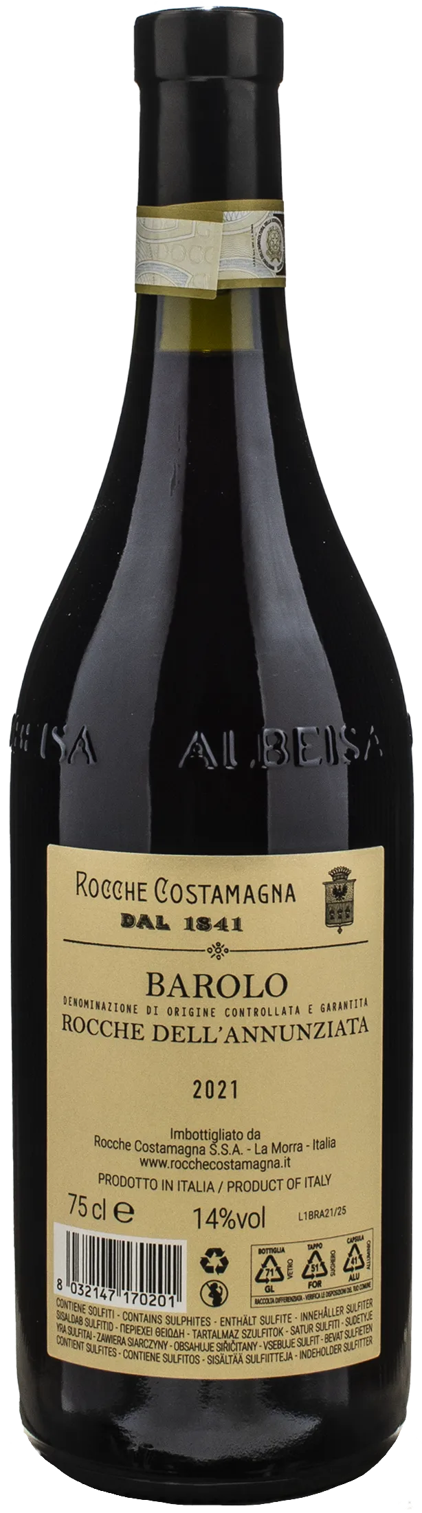 Rocche Costamagna Barolo Rocche dell'Annunziata 2021