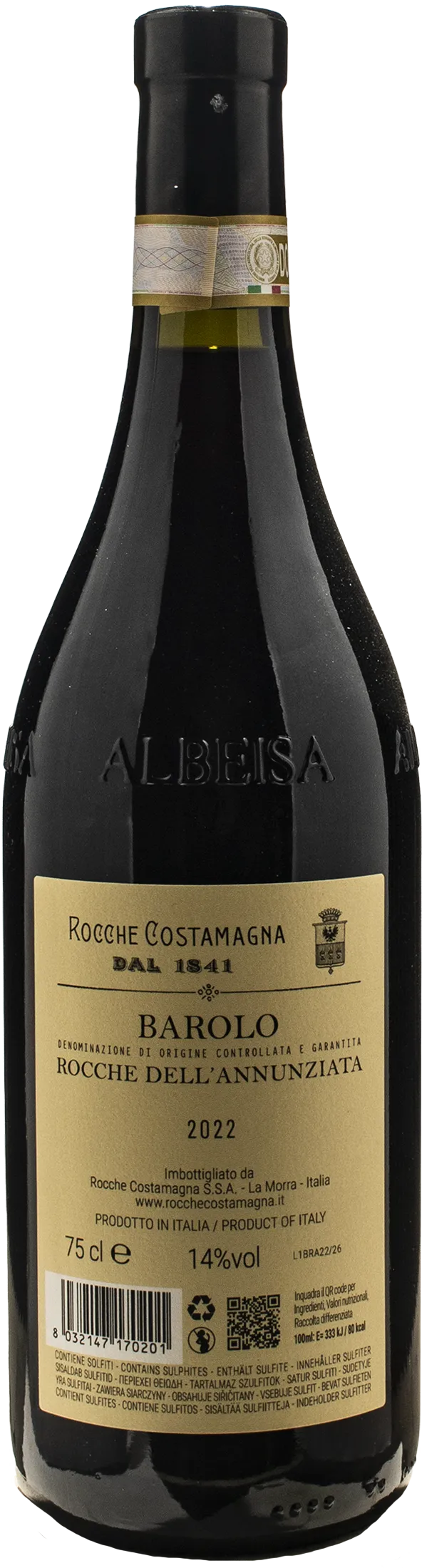 Rocche Costamagna Barolo Rocche dell'Annunziata 2022