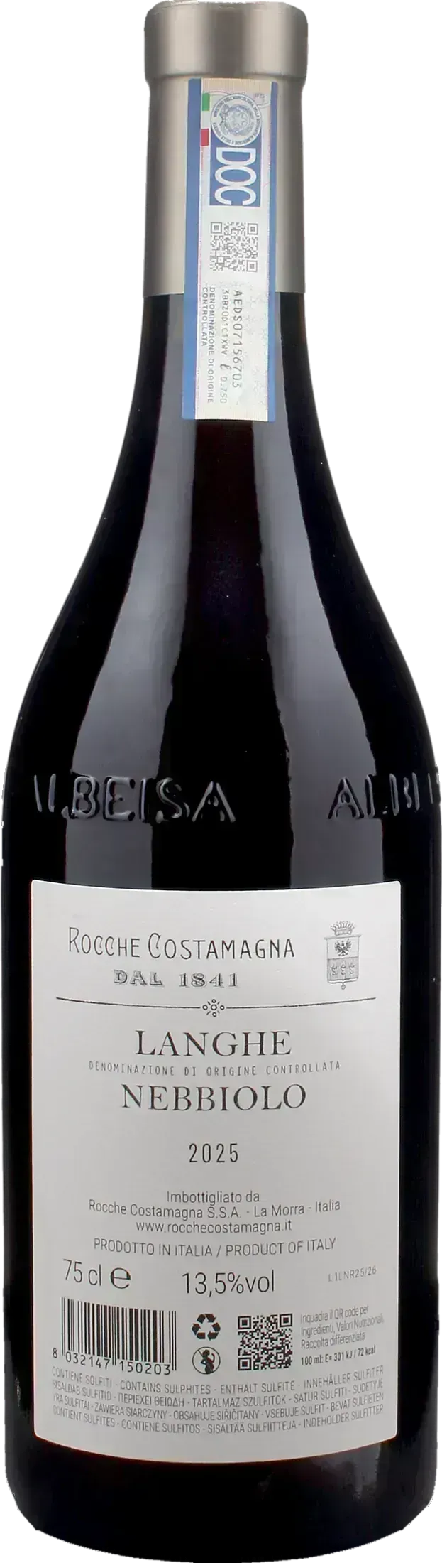Rocche Costamagna Langhe Nebbiolo Roccardo 2025