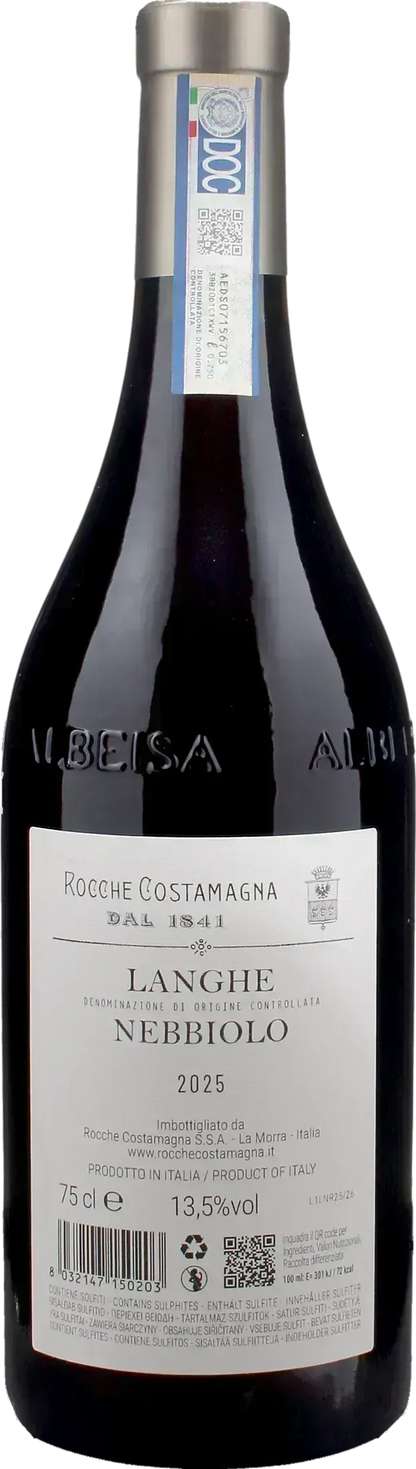 Rocche Costamagna Langhe Nebbiolo Roccardo 2025