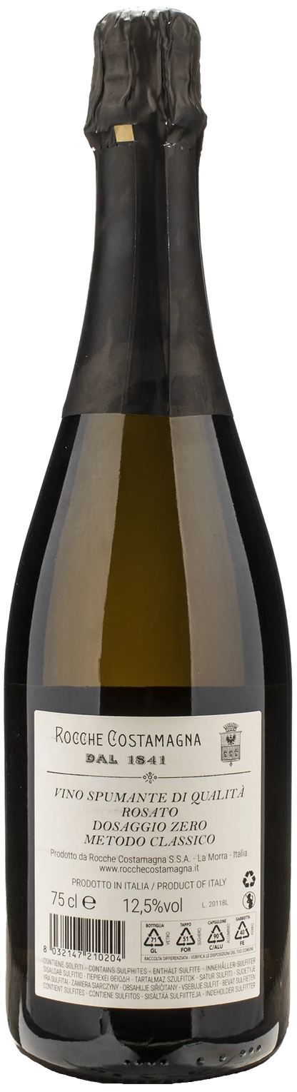 Rocche Costamagna Metodo Classico Rosè 1841 Dosaggio Zero
