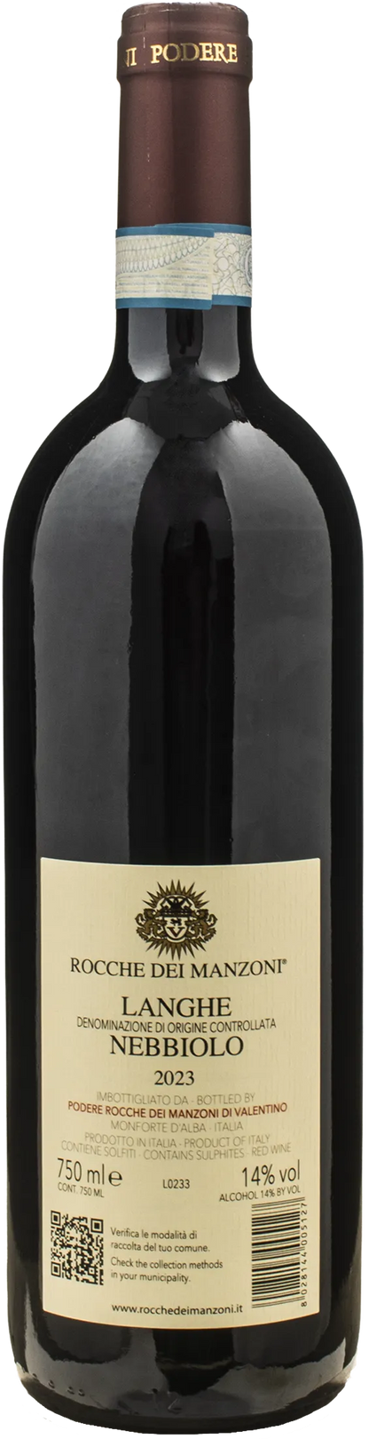 Rocche dei Manzoni Langhe Nebbiolo 2023