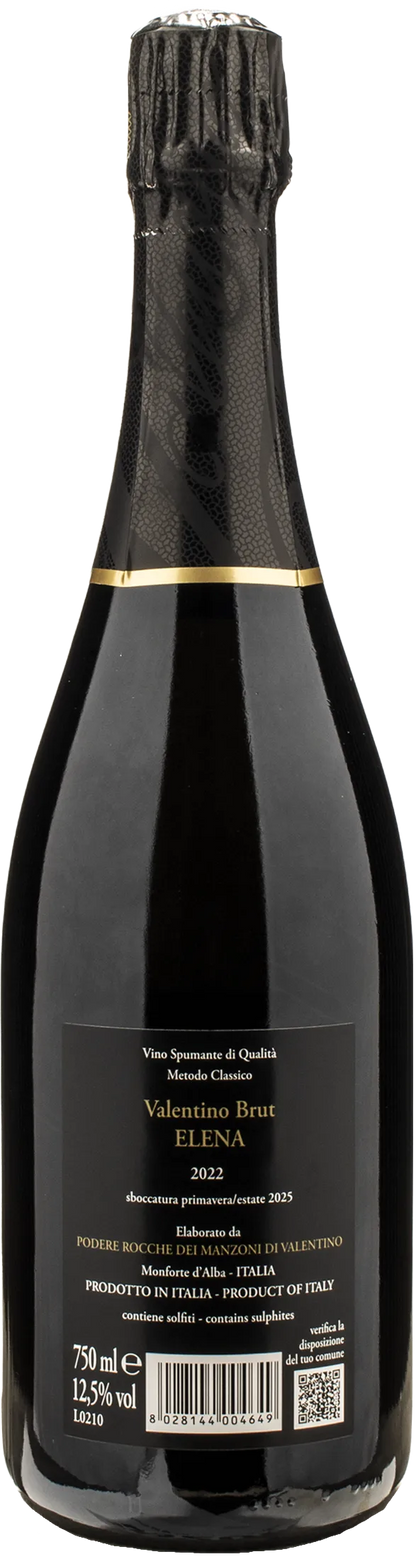 Rocche dei Manzoni Valentino Brut Metodo Classico Elena 2022