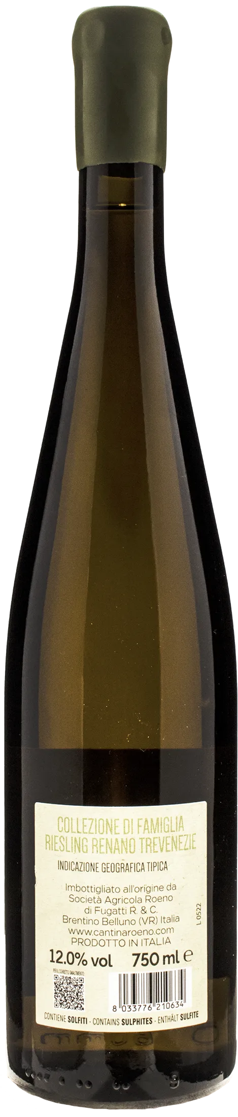 Roeno Riesling Renano Collezione di Famiglia 2018