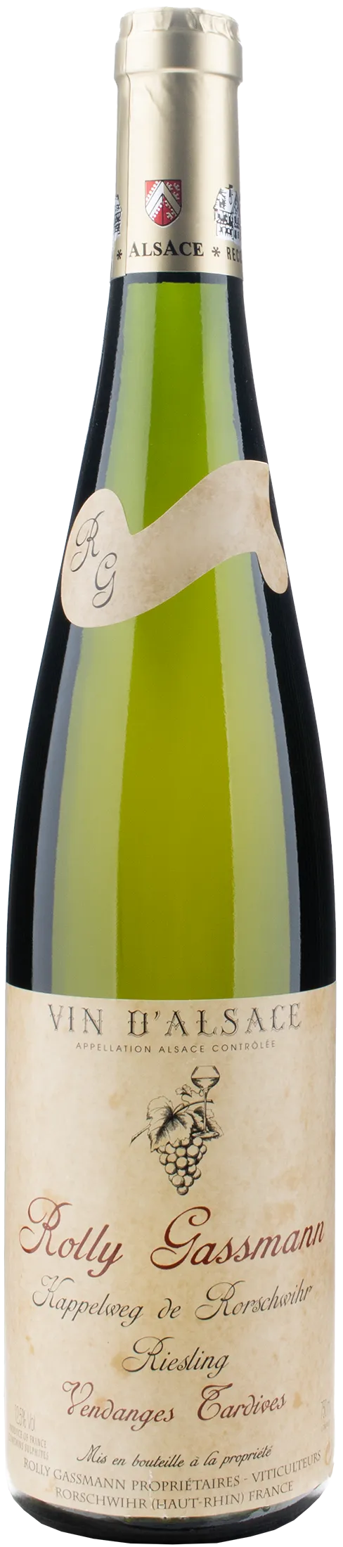 Rolly Gassmann Alsace Kappelweg de Rorschwihr Riesling Ventages Tardives 2005