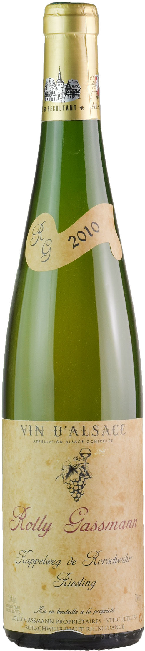 Rolly Gassmann Alsace Kappelweg de Rorschwihr Riesling 2010