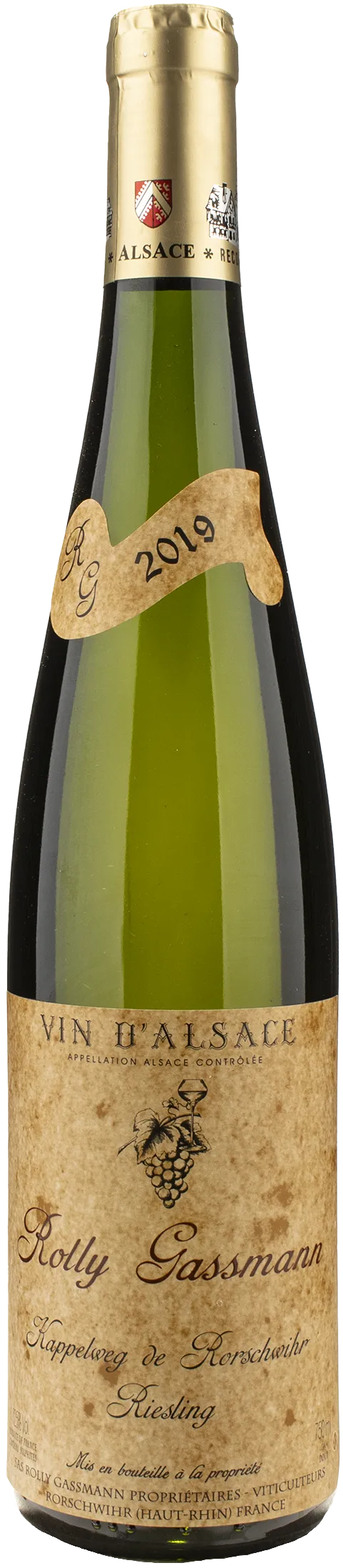 Rolly Gassmann Alsace Kappelweg de Rorschwihr Riesling 2019