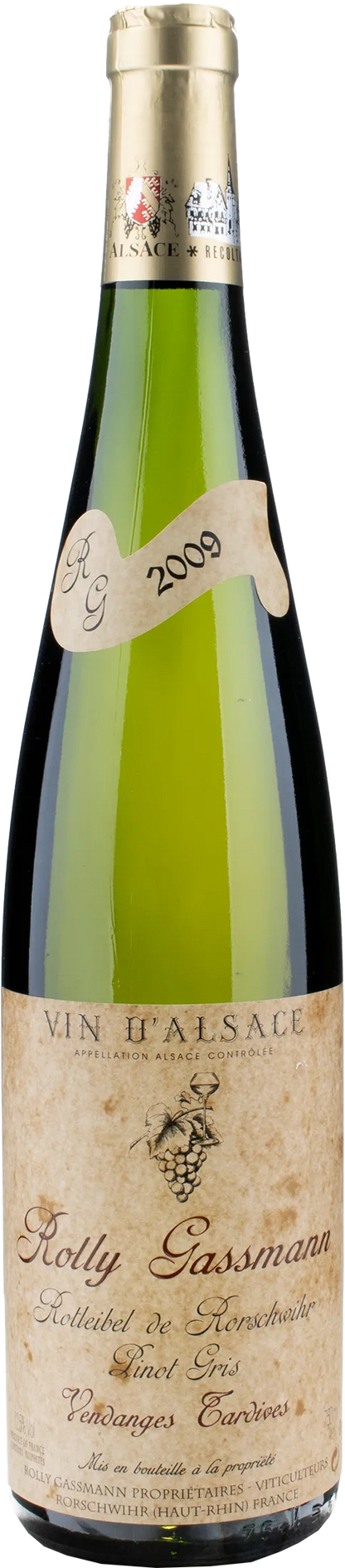 Rolly Gassmann Alsace Rotleibel de Rorschwihr Pinot Gris Vendanges Tardives 2009