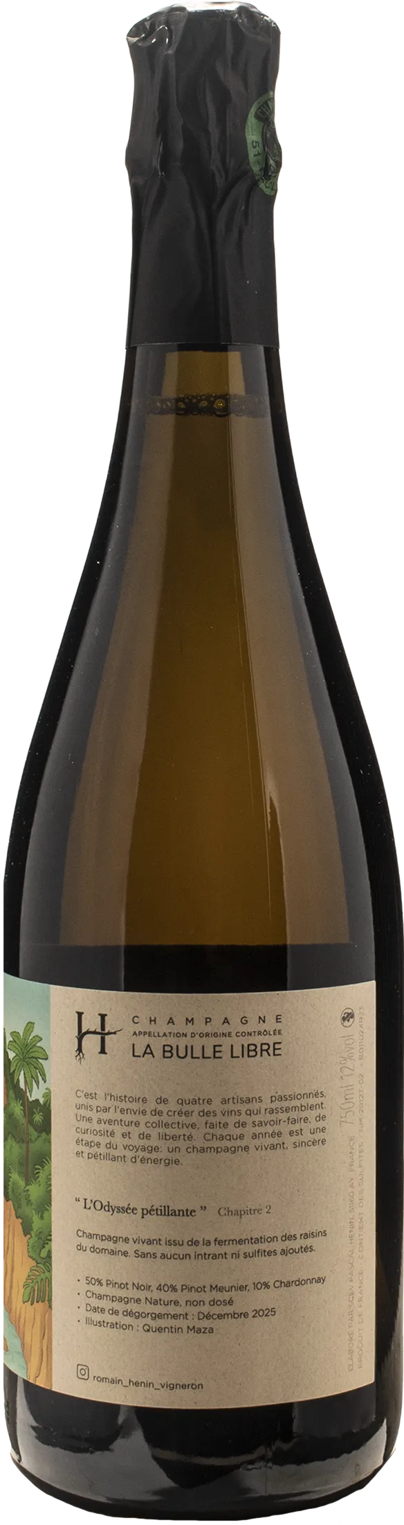 Romain Henin Champagne La Bulle Libre L'Odyssee Petillante Chapitre 2 Nature